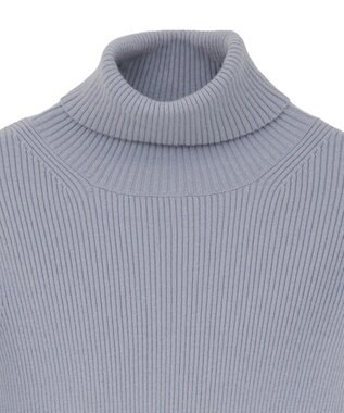 CRAFT STANDARD BOUTIQUE リブタートルニットプルオーバー Light Blue