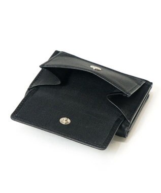 Regalo Felice 【最高級レザー使用】三つ折りウォレット / REGALO BK(ブラック）