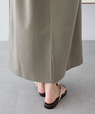 CRAFT STANDARD BOUTIQUE サイドギャザージャンパースカ－ト Gray Beige