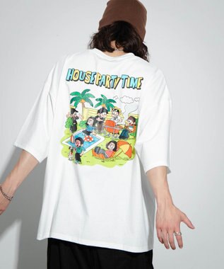 WEGO 【ユニセックス着用ITEM/MLサイズ展開】別注NEW　JACKグラフィックT（S） ホワイトその他