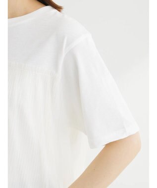 Green Parks プリーツチュールドッキングプルオーバー Off White