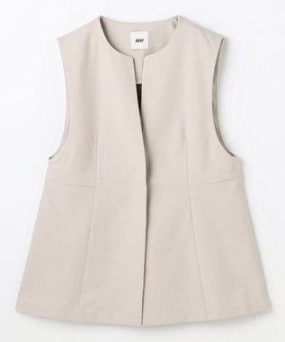 ANY L 【3SET】きちんと見え3点コーデセット（ブラウス＋ジレ＋パンツ） ベージュ