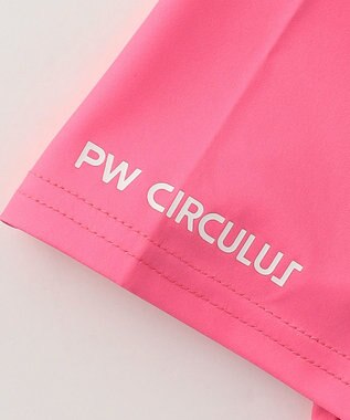 PW CIRCULUS 【WOMEN】SEA TURTLE メッシュコンビモックネックT ゴルフウェア レディース ピンク系