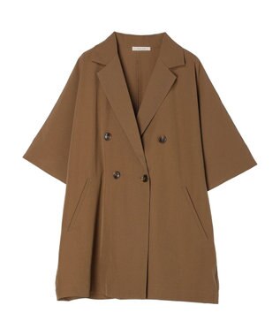 CRAFT STANDARD BOUTIQUE 半袖テーラードジャケット Mocha