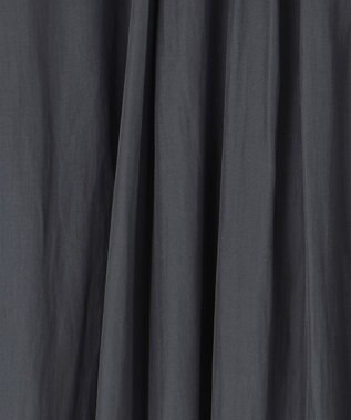 組曲 【WEB限定】ギャザーライトデシン タックスカート ブラック系