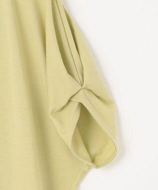 ANY 【接触冷感/UVケア/シワになりにくい】ドルマンスリーブ Tブラウス ライム