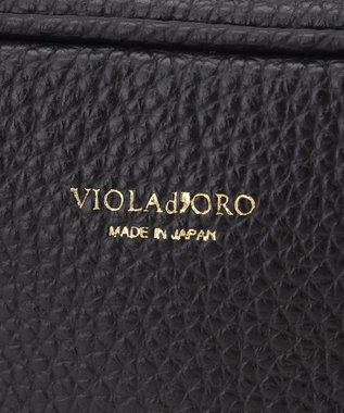 23区 【先行予約】VIOLAd'ORO シュリンクレザー 2WAY スクエア ボストンバッグ ブラック系