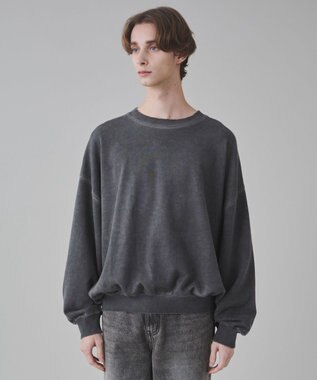 WEGO 【ユニセックス着用ITEM】バルーンクロップドプルオーバー ブラックその他