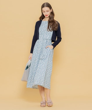 TOCCA 【洗える！】LADY BIRD フーディーボレロ ネイビー系