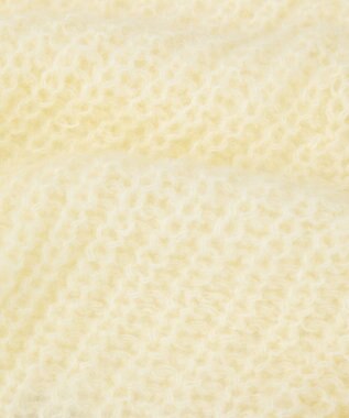 AMERICAN HOLIC 【2WAY】モヘヤ風甘編みカーディガン Ivory