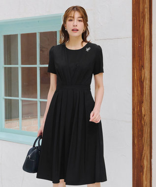 Tiaclasse クロスリボンデザインブローチ シルバー