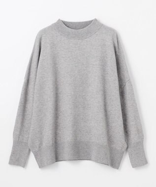 ANY 【6色展開】ムースタッチボクシーニット グレー