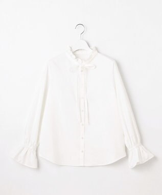 Feroux リボンディテール ブラウス ホワイト系