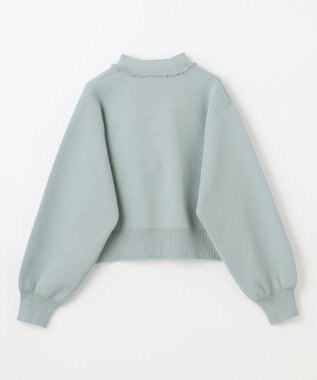 NAVE 【ReNAVE・洗える】スムースニット カーディガン サックスブルー系