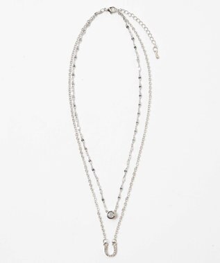 WEGO L2連ムーンキラキラネックレス 柄2