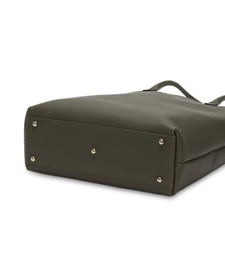 PELLE BORSA A4サイズレザートートバッグ Reinette レネット 4794 カーキ