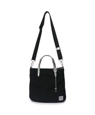 Regalo Felice 【超軽量 / ショルダー付き】2wayトート小 / REGALO BKS(ブラック×シルバー)