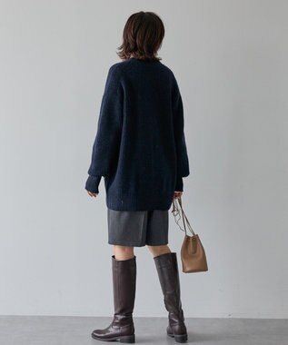 AMERICAN HOLIC レイヤードライクロングカーディガン Navy