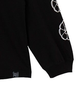 WEGO DUCKDUDE　SUNFLOWER　L／S　TEE ブラック