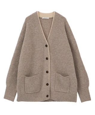 AMERICAN HOLIC レイヤードライクロングカーディガン Beige