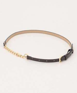 組曲 サイドチェーンバックル ベルト ブラウン系