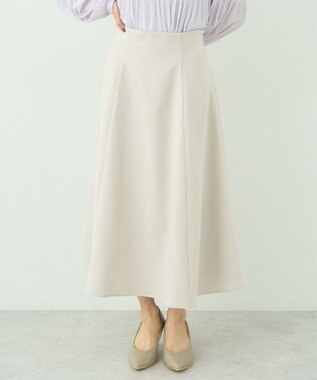 earth music&ecology すきな丈フレアスカート Beige