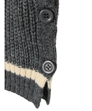 CRAFT STANDARD BOUTIQUE ２ＷＡＹケーブルニットベスト Gray