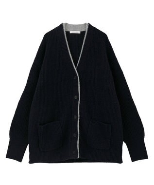 AMERICAN HOLIC レイヤードライクロングカーディガン Navy