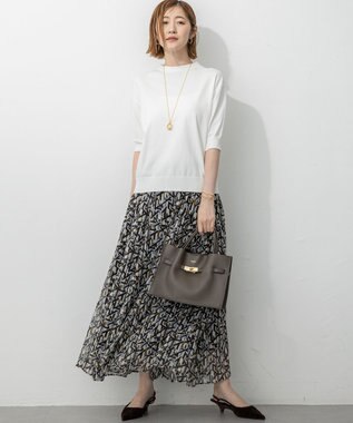 23区 VIOLAd'ORO イタリアンWフェイスレザー トートバッグ ダークブラウン系