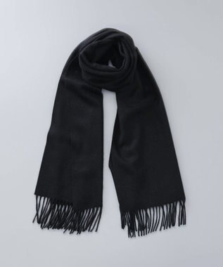 AURORA LANVIN en Bleu （ランバン オン ブルー）カシミヤ100%セミストール ブラック