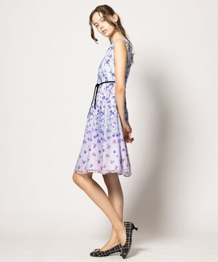 TOCCA 【消臭・洗える】FLOWER OF MUSE ドレス ブルー系