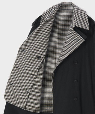 Paul Smith ヘリンボーン トレンチコート ブラック