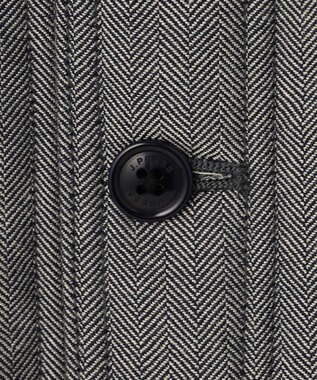 J.PRESS MEN ヘリンボンCPOジャケット ネイビー系9