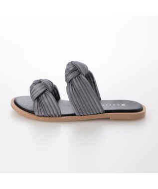 MODE ET JACOMO <carino>プリーツスポンジサンダル ブルー