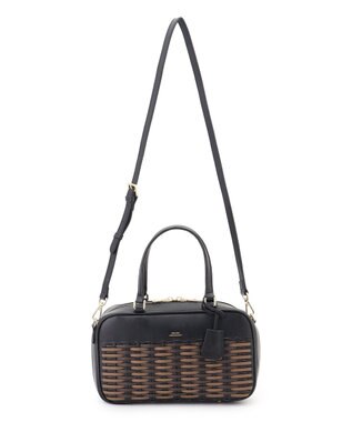 23区 【先行予約】バスケットメッシュ ボストンバッグ ブラック系