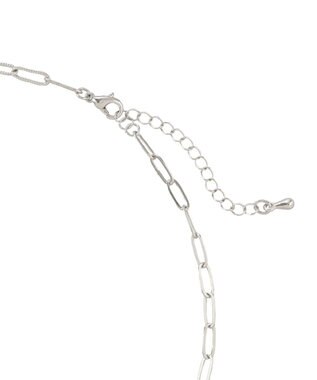 earth music&ecology パールＭＩＸチャームネックレス Silver