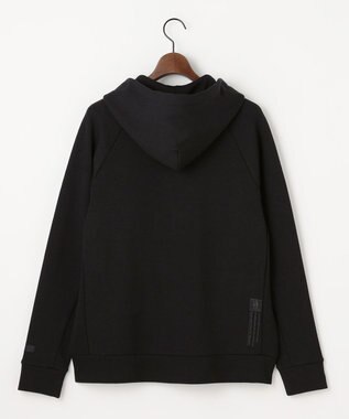 JOSEPH ABBOUD MOUNTAIN 【軽量/ソフト】ソフトダンボールニットジップパーカー ブラック系