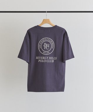 AMERICAN HOLIC 【BEVERLY HILLS POLO CLUB】バックプリントTシャツ Navy