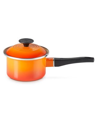 YAMATO テーブル＆キッチン 【ル・クルーゼ】EOS ソースパン 14cm  オレンジ