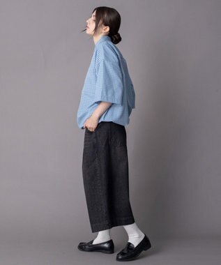 WEGO 【ユニセックス着用ITEM】ミニオンブレZIPシャツ（SS） ブルーチェック1