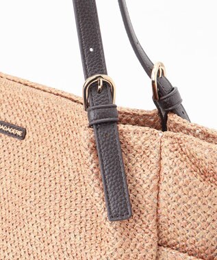 LA BAGAGERIE サマーバスケットトート Mサイズ ベージュ