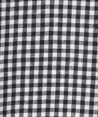 ANY L 【洗濯機可能】ライトリネンクロス　フレアスリーブ ギンガム