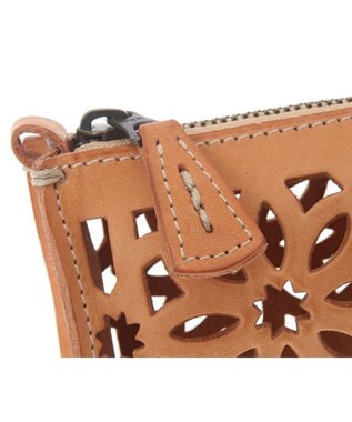 genten カットワーク ペンケース ヌメベージュ