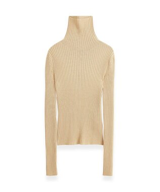 JOSEPH 【洗える】シルクブレンド　ハイネックニット Champagne