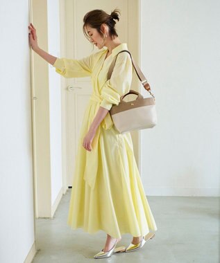 TOPKAPI 【Breath TOPKAPI】RIPPLE リプル ファスナー付 ショルダーバッグ S アイボリー