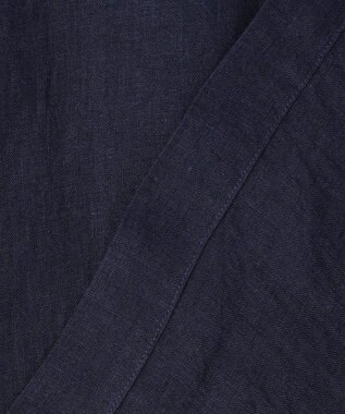 J.PRESS MEN 【LIBECO】リネンオープンカラー シャツ ネイビー系