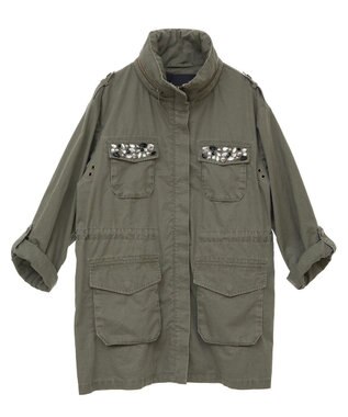 YECCA VECCA 【archive】ビジューミリタリージャケット Khaki