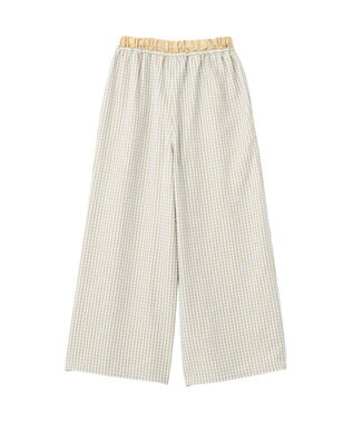 CRAFT STANDARD BOUTIQUE サッカーチェックイージーパンツ Light Blue