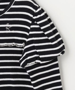 組曲 KIDS 【110-140㎝】パフスリーブ トップス ブラック