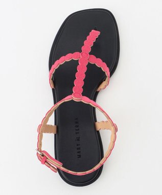 BEIGE， MARY AL TERNA / MOON ストラップサンダル Pink